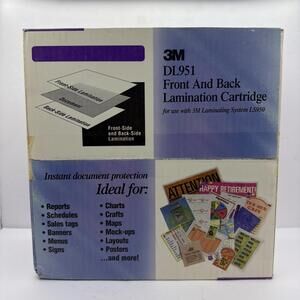 3M Scotch DL951 Dual Lamination Cartridge Refill for LS950 Heat Free Laminators